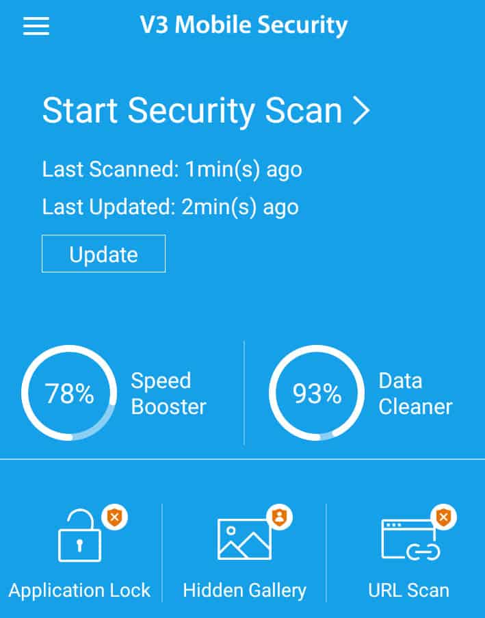 v3 mobile security android antivirus