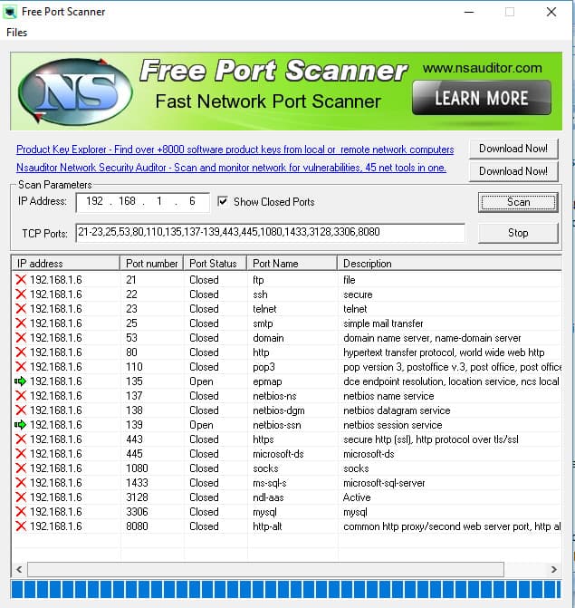 Libreng Port Scanner