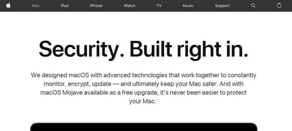 Impormasyon tungkol sa built-in na pagtuklas ng malware para sa mga Mac.