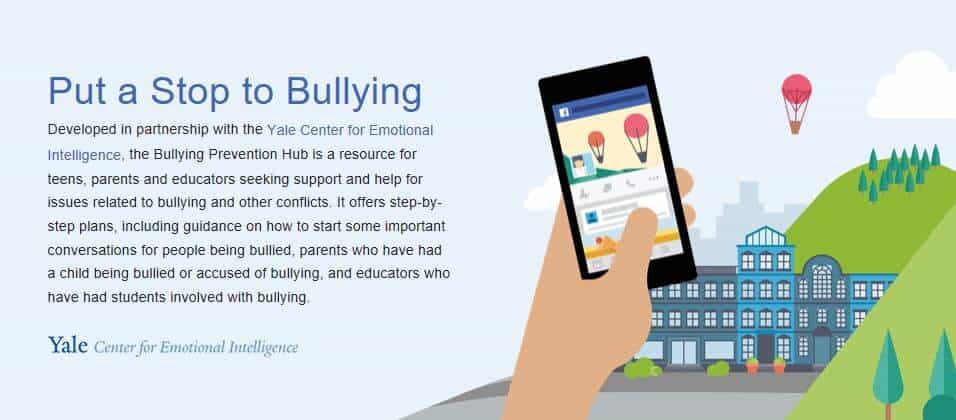 Ang Facebook Bullying Prevention Hub.
