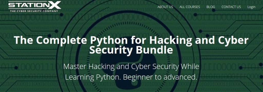 StationX Python etikal na pag-hack ng mga kurso.