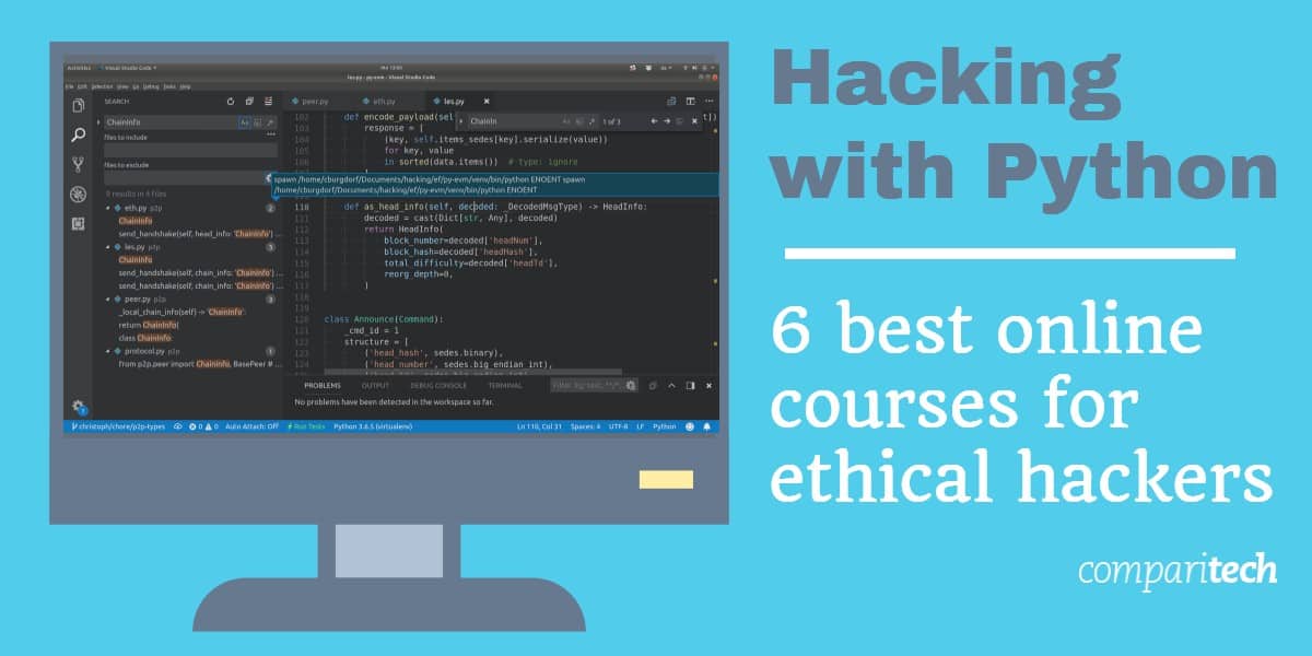 Hack với python 6 khóa học trực tuyến tốt nhất cho tin tặc đạo đức