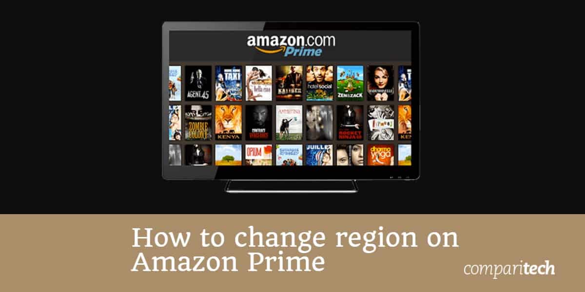 Cách thay đổi vùng trên Amazon Prime