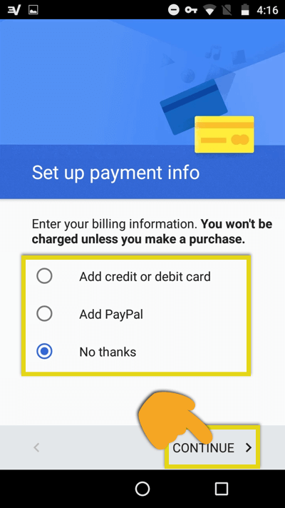 Skonfiguruj ekran informacji o płatności za pomocą