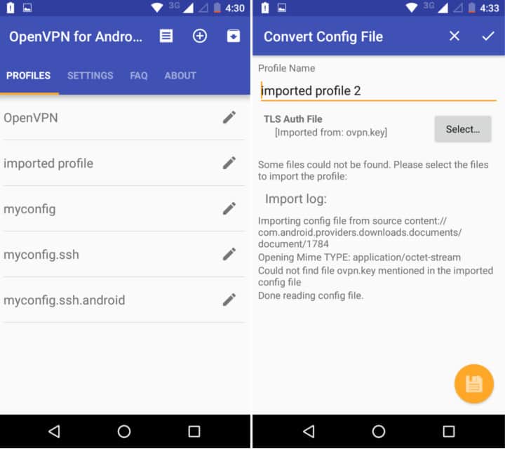 openvpn cho Android