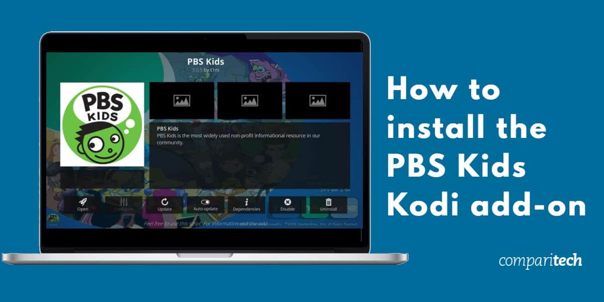 Cách cài đặt tiện ích Kodi PBS Kids