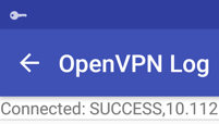 Android OpenVPN подключен