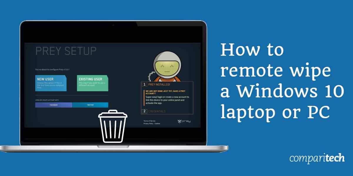 Paano mag-remote punasan ang isang Windows 10 laptop o PC