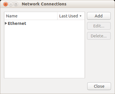 adicionar conexão de rede