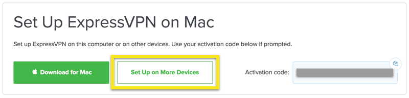 configurar em mais dispositivos mac