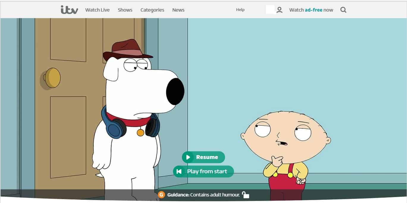 Cách xem Family Guy mùa 17 trực tuyến từ nước ngoài