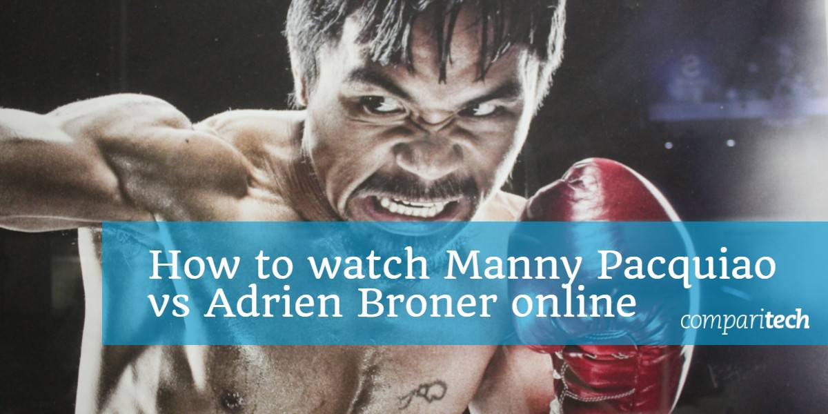 Paano mapanood ang Manny Pacquiao kumpara kay Adrien Broner online (1)