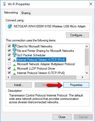 Plex VPN - Mga Setting ng Adapter 1