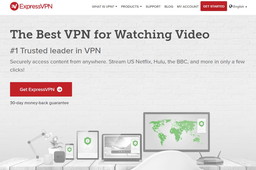 Phát trực tuyến video ExpressVPN