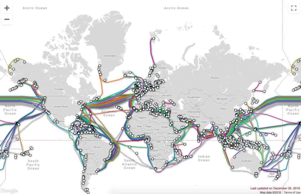 mapa ng submarino cable