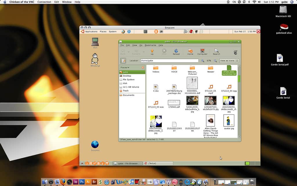macOS sang Linux VNC