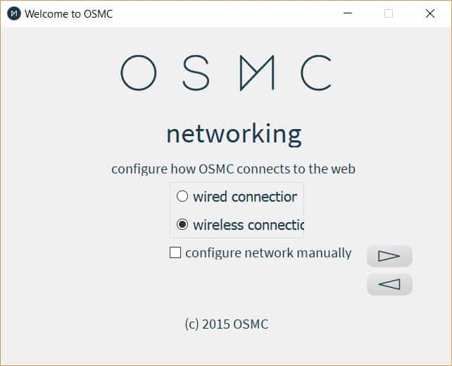 Налаштування мережі OSMC