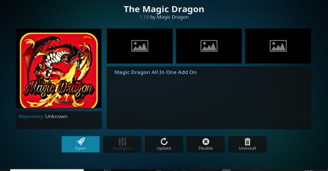 Kodi Magic Dragon Addon chính